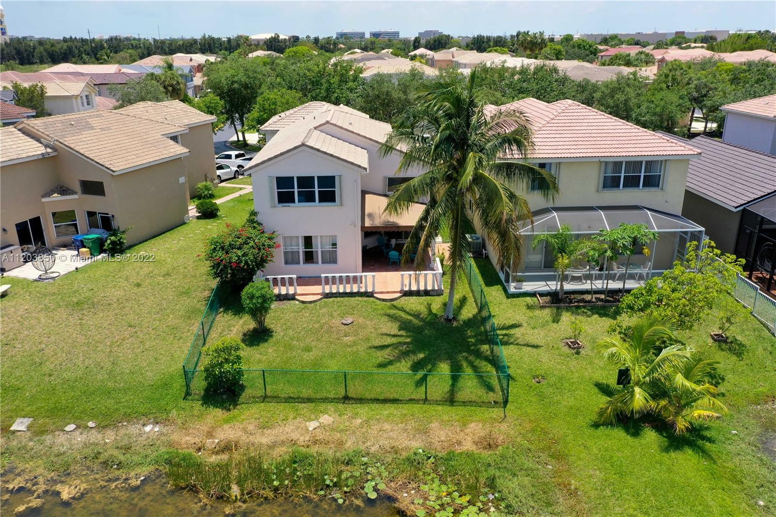 14821 Southwest 20th Street Miramar, FL 33027 - Photo 46 of 50 an aerial view of residential houses with outdoor space and trees