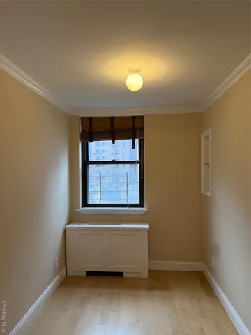 a room with a window