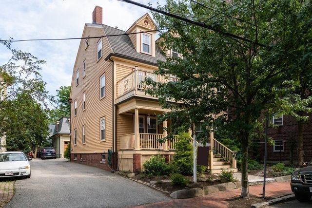 a view of a street with houses