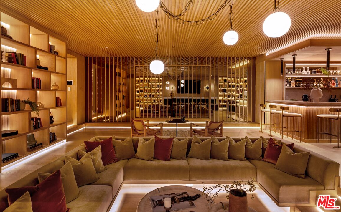 1039 Wallace Ridge Beverly Hills, CA 90210 - Photo 36 of 56 a living room with furniture