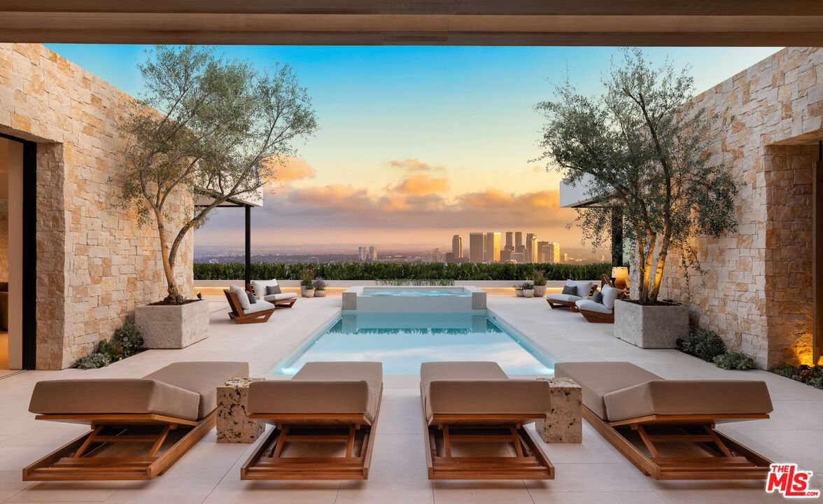 1039 Wallace Ridge Beverly Hills, CA 90210 - Photo 39 of 56 a view of an outdoor space with seating