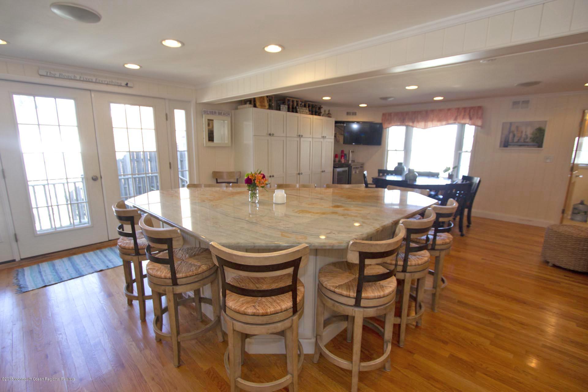 52 Fishermans Road Lavallette, NJ 08735 - Photo 16 of 74 a dining room with furniture window and wooden floor