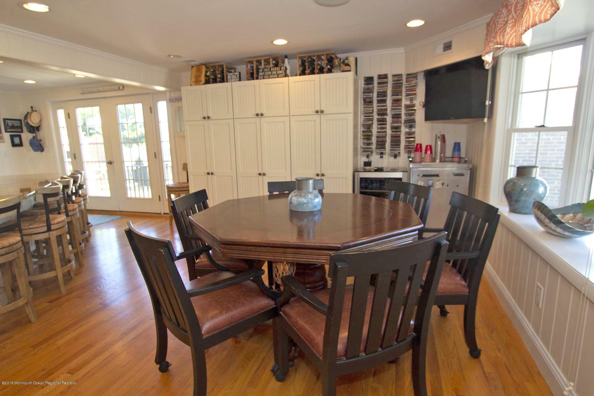 52 Fishermans Road Lavallette, NJ 08735 - Photo 19 of 74 a view of a dining room with furniture window and outside view