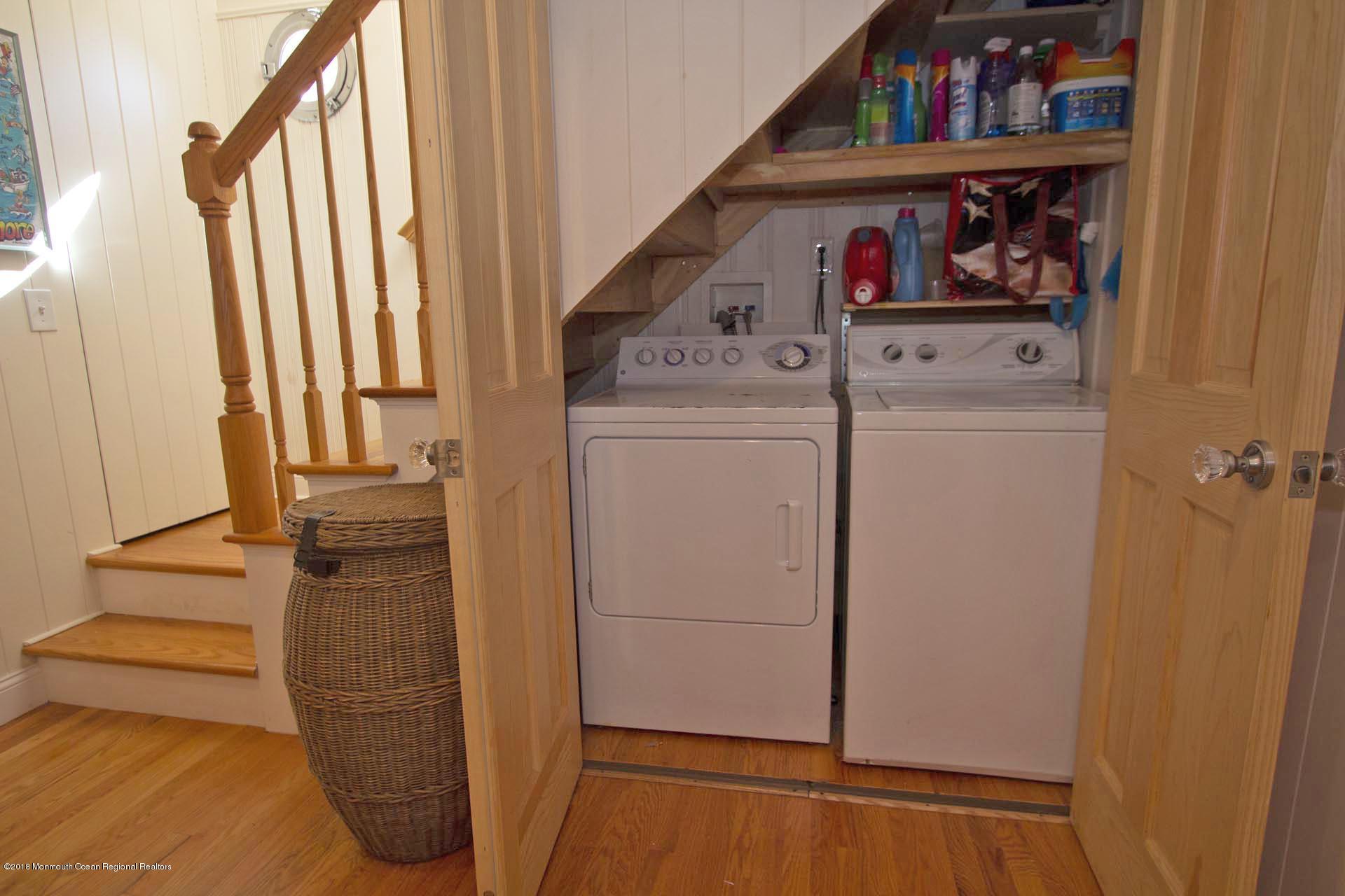 52 Fishermans Road Lavallette, NJ 08735 - Photo 31 of 74 a utility room with dryer and washer