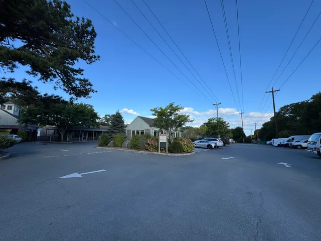 a view of a house with a street