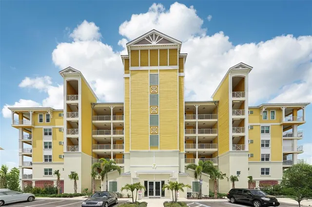 a front view of a building