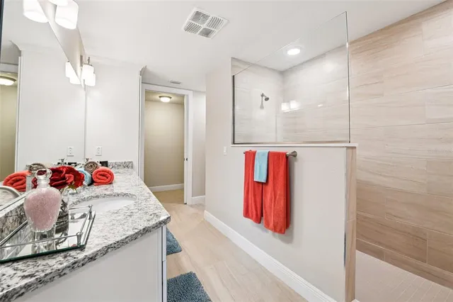 a view of a small space