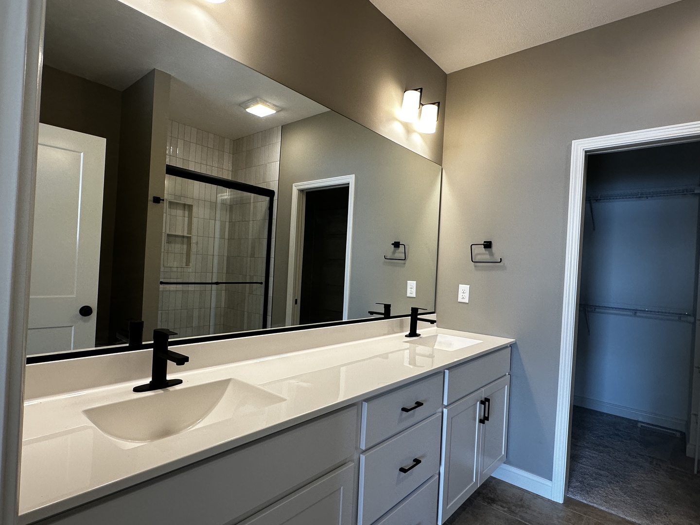 2523 Marble Road Normal, IL 61761 - Photo 12 of 23 a bathroom with a sink and a mirror