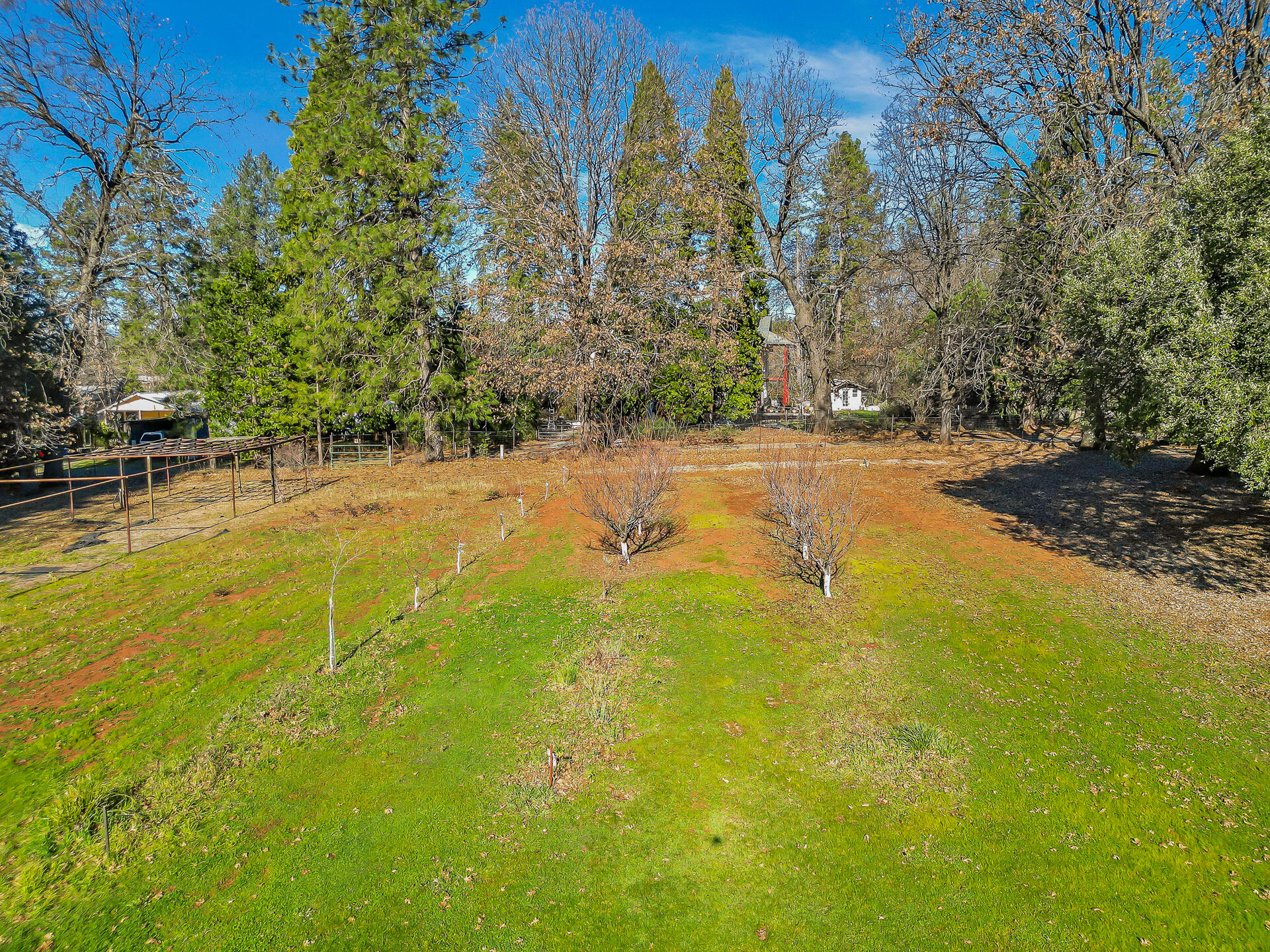 13575 English Way Oak Run, CA 96069 - Photo 52 of 56 a view of a swimming pool with an outdoor space and seating area