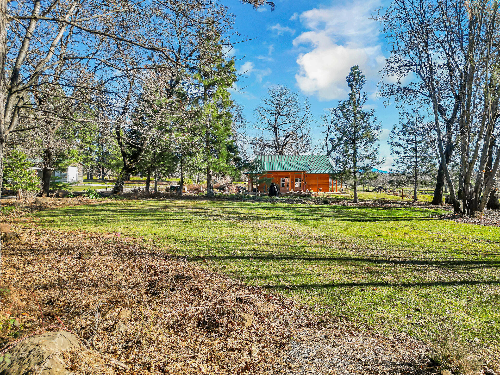 13575 English Way Oak Run, CA 96069 - Photo 54 of 56 a view of a big room with a big yard and trees