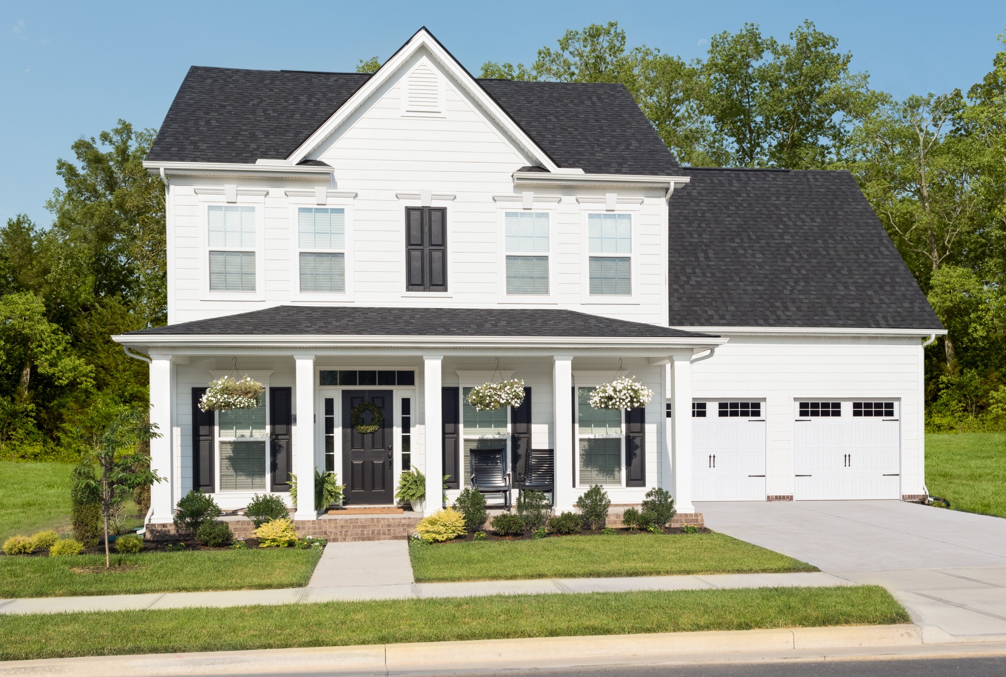 1030 Oglethorpe Drive Franklin, TN 37064 - Photo 16 of 17 front view of white house with a yard