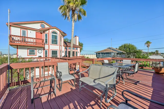 an outdoor space with patio