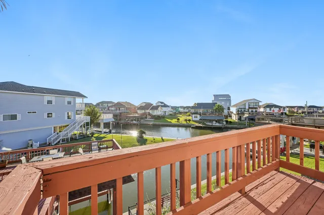 a balcony with city view