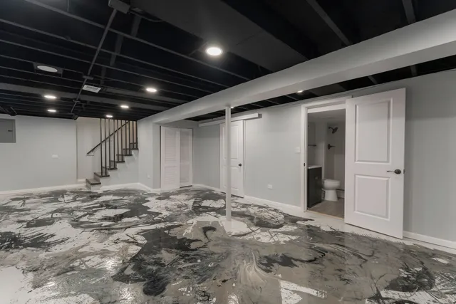 a view of a empty room