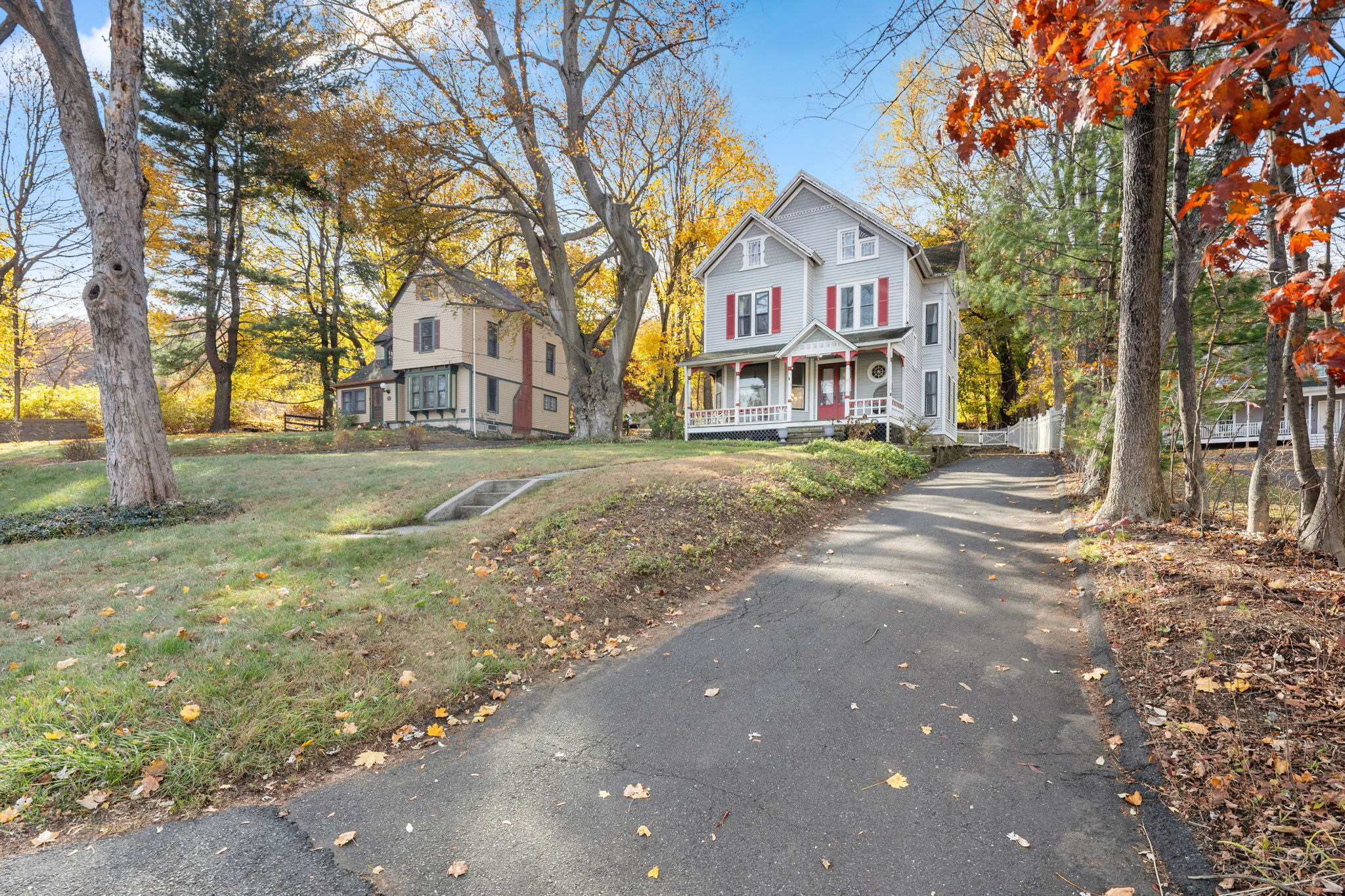 9 Mountainville Road Danbury, CT 06810 - Photo 2 of 36 a view of road with large trees