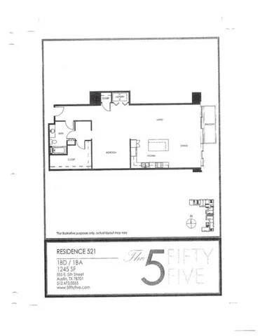 $550,000 | 555 East 5th Street, Unit 521, Austin, TX 78701