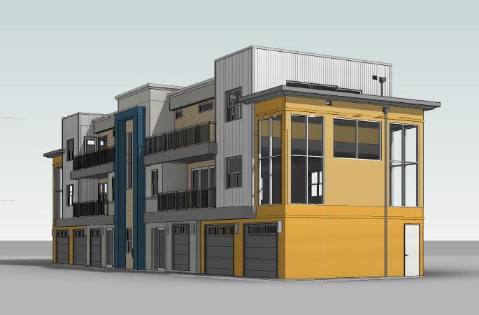 8653 Ivanhoe Drive Melbourne, FL 32940 - Photo 5 of 24 a view of a blue building with many windows