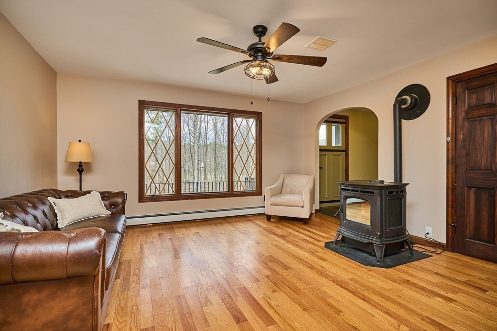 14 East Hawley Road Charlemont, MA 01339 - Photo 5 of 42 a living room with a couch and a window
