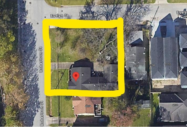 4614 Robertson Street Houston, TX 77009 - Photo 2 of 8 view of swimming pool with large trees and outdoor seating