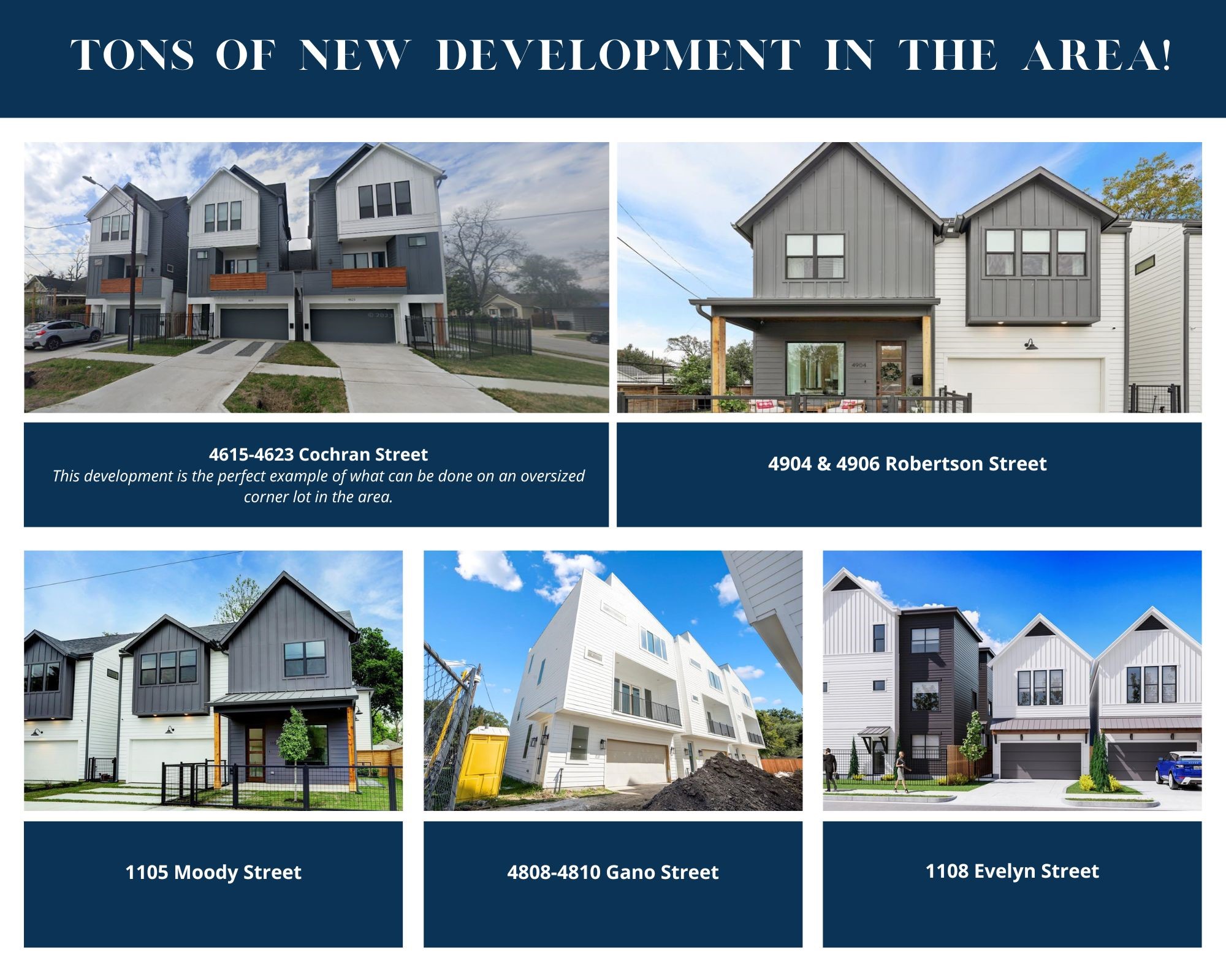 4614 Robertson Street Houston, TX 77009 - Photo 3 of 8 a picture of a park with a bench