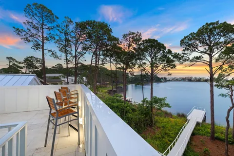 a view of swimming pool and lake view