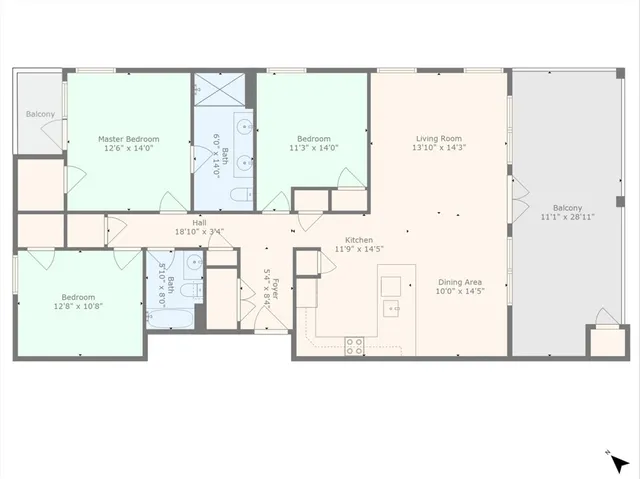 a kitchen with stainless steel appliances kitchen island granite countertop a table and chairs in it
