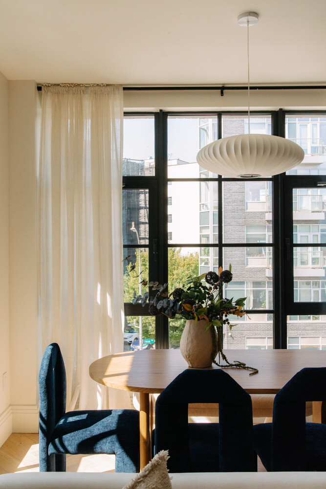 402 Union Avenue, Unit PH2 Brooklyn, NY 11211 - Photo 10 of 23 a view of a dining room with furniture window and outside view