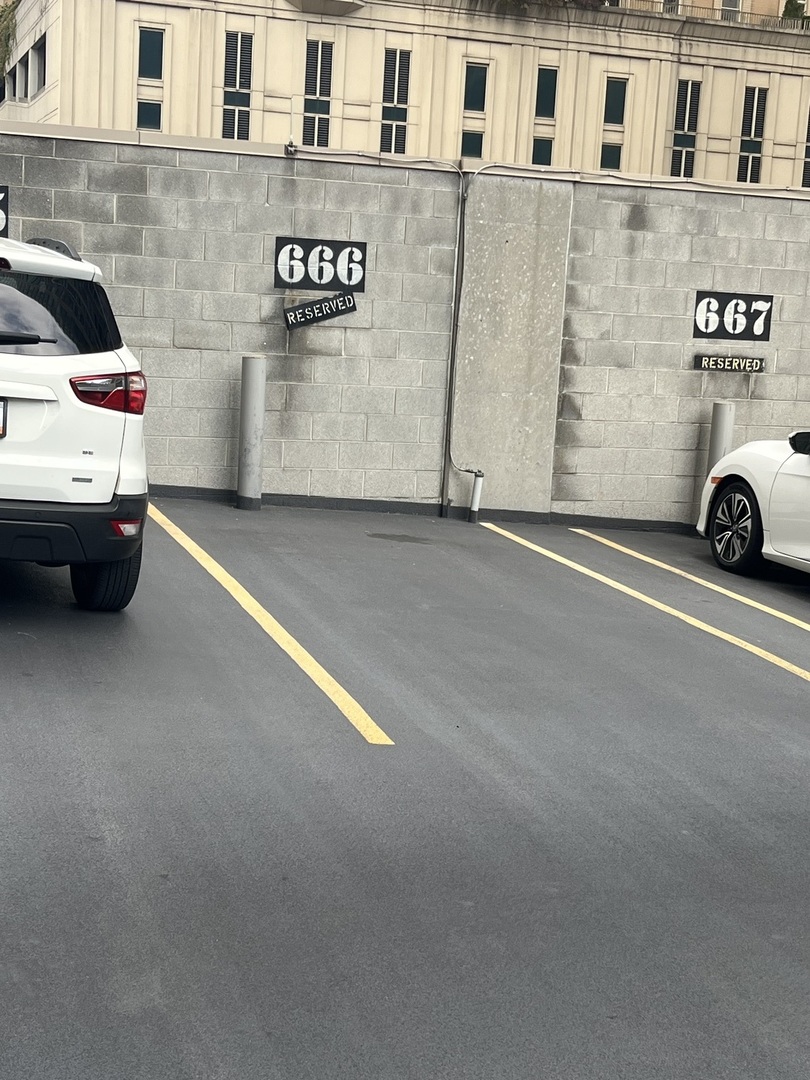 2 East Erie Street, Unit 666 Chicago, IL 60611 - Photo 4 of 5 a view of a car garage
