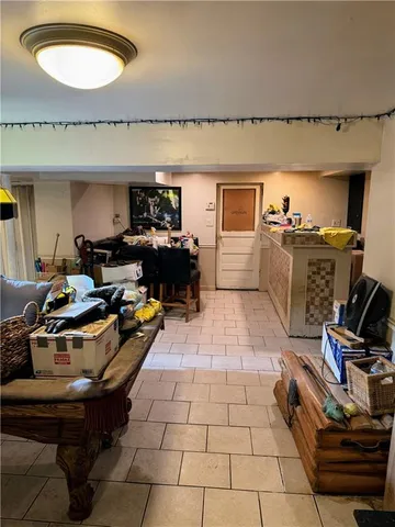 a room with furniture