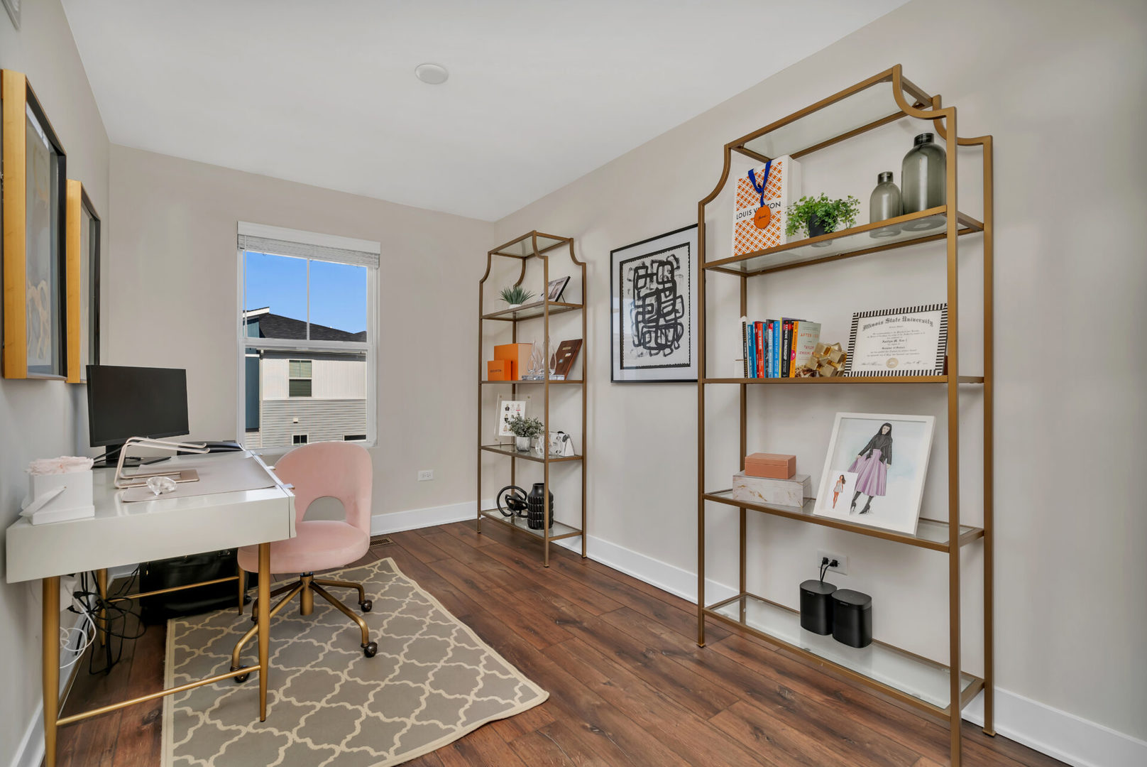 4133 Calder Lane Aurora, IL 60504 - Photo 21 of 31 a workspace with furniture and window