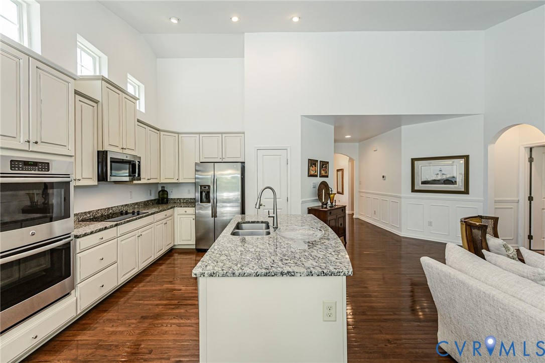 7435 Wicks Road Williamsburg, VA 23188 - Photo 26 of 82 Gourmet kitchen with double wall ovens, stainless