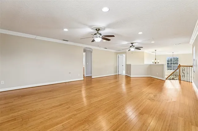 wooden floor in an empty room