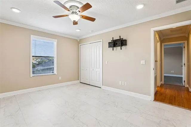 a view of a house with a garden