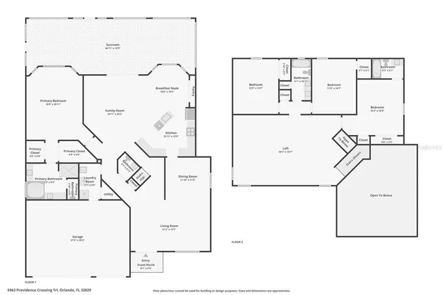 $580,000 | 5963 Providence Crossing Trail, Orlando, FL 32829