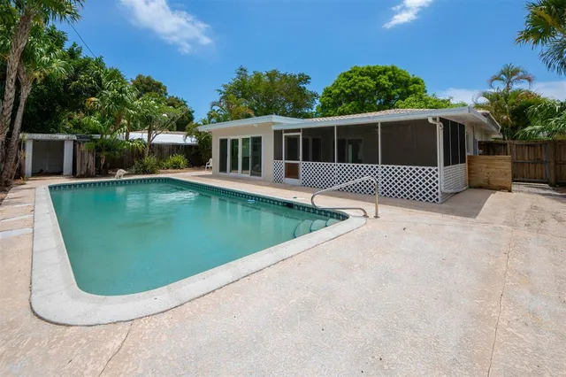 a view of a house with pool
