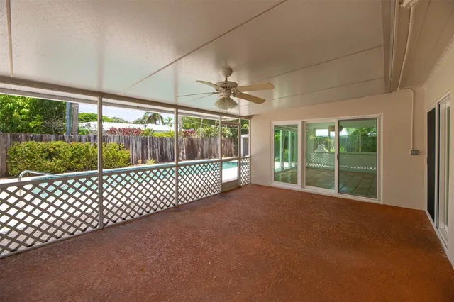 a view of outdoor space with a balcony