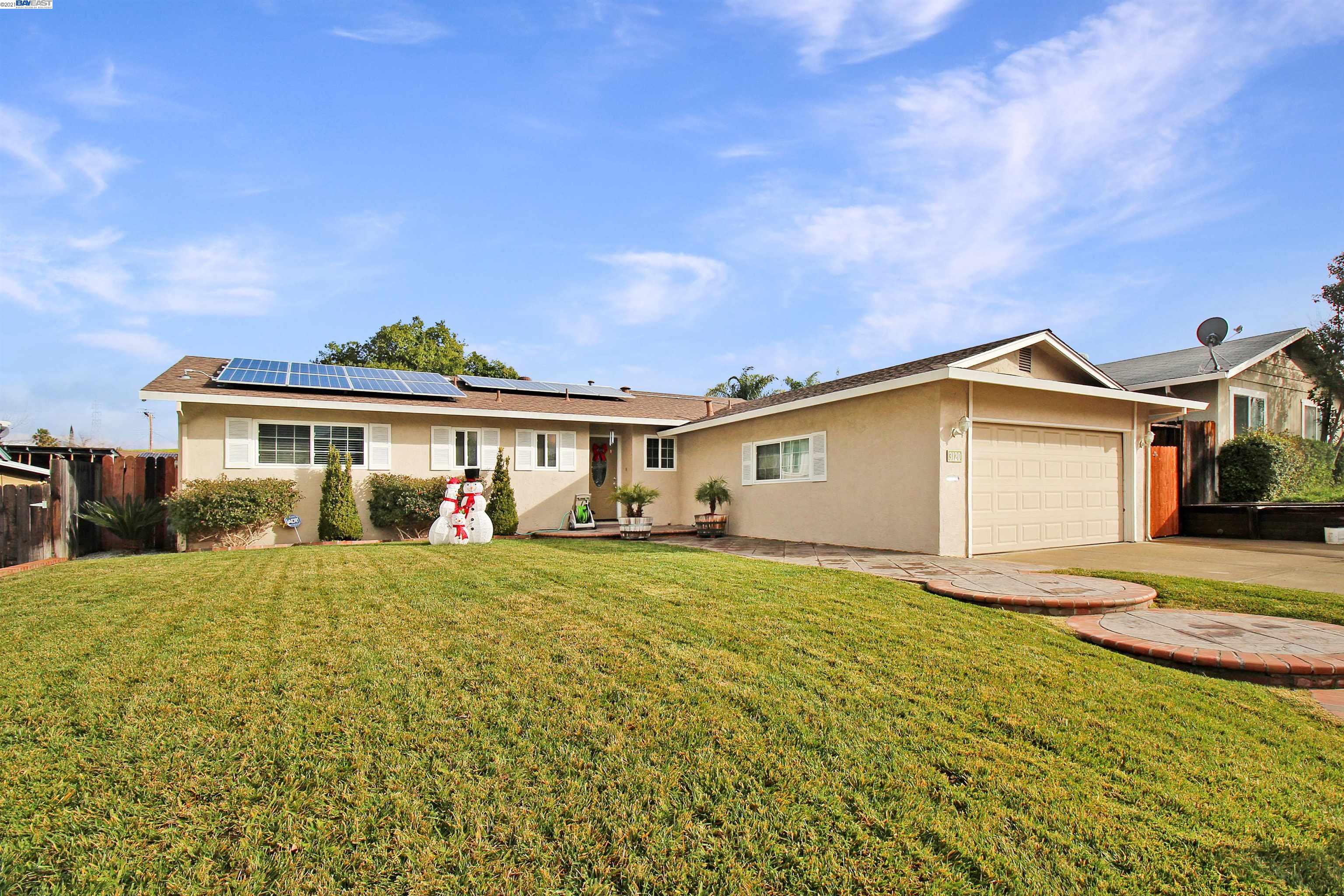 3120 Milner Road Antioch, CA 94509 - Photo 1 of 1 a front view of a house with a yard and garage