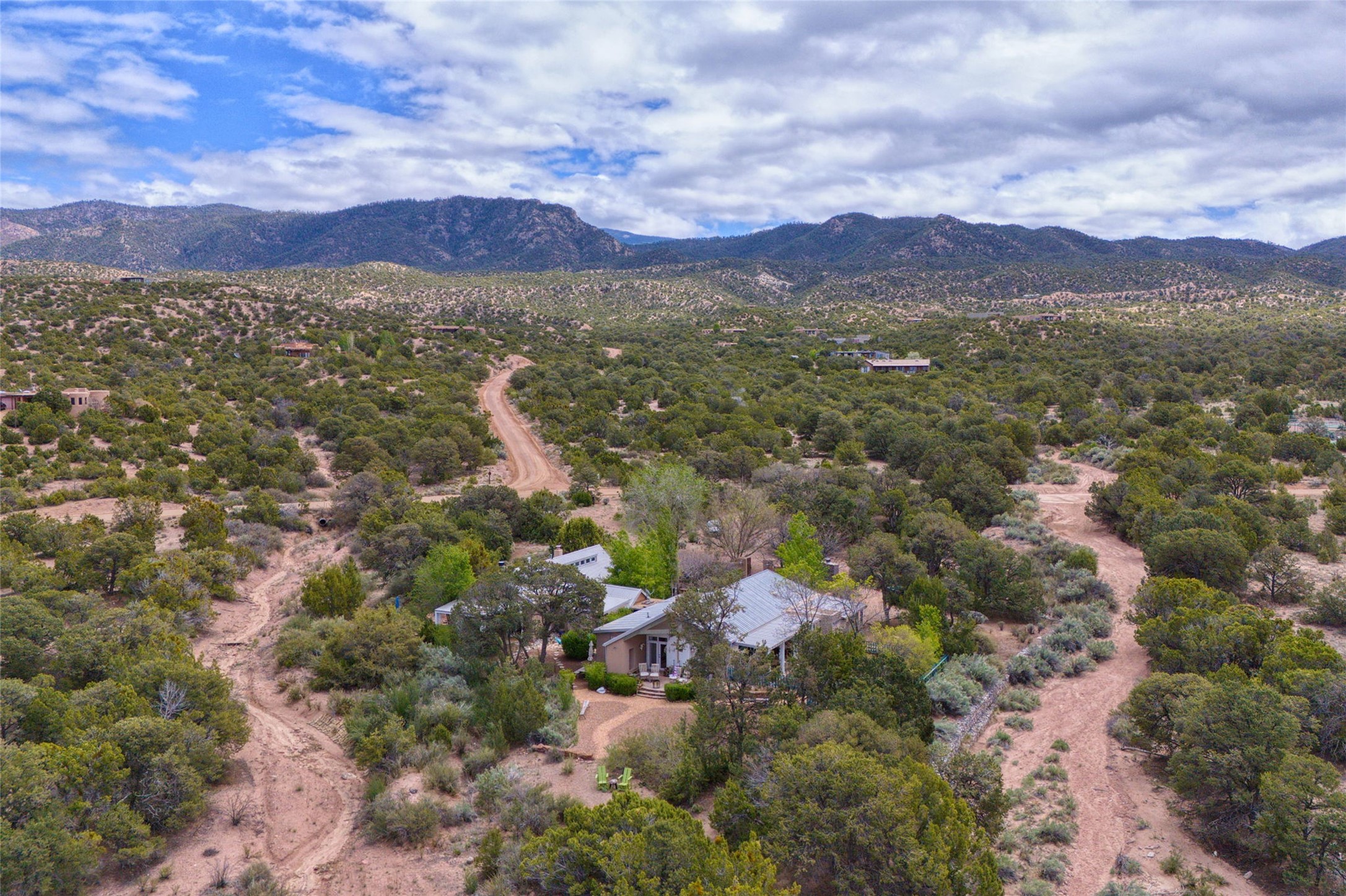55 Paseo Del Rancho Santa Fe, NM 87506 - Photo 59 of 61 Aerial view