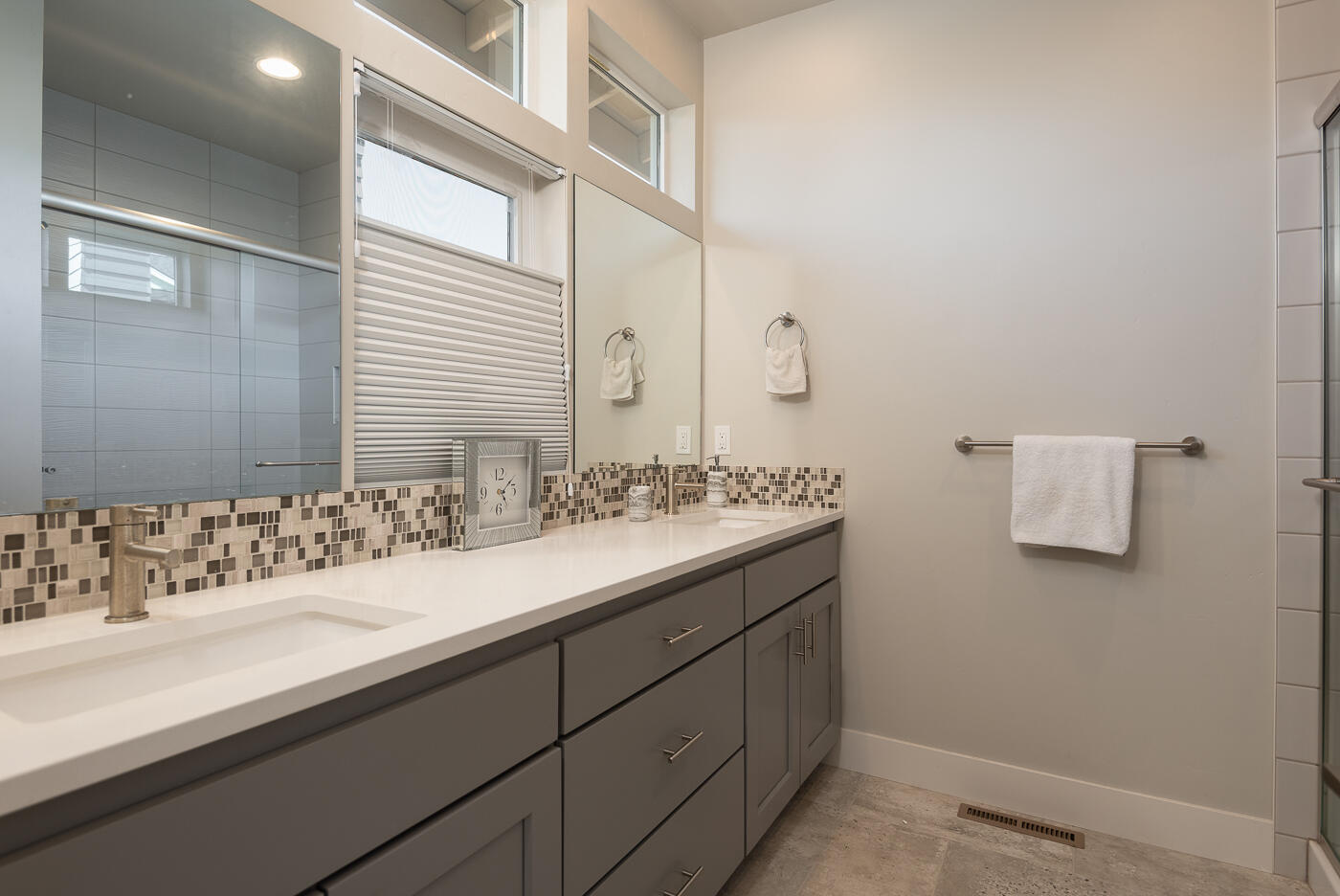 62011 Dantili Road Bend, OR 97701 - Photo 15 of 25 a bathroom with a sink and a mirror