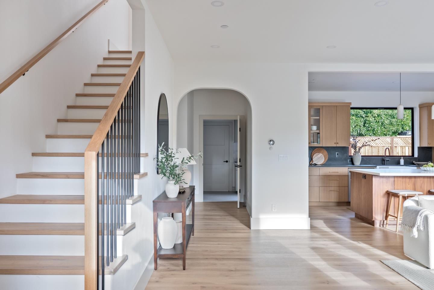 3240 North Main Street Soquel, CA 95073 - Photo 15 of 52 a view of a hallway view with wooden floor and staircase