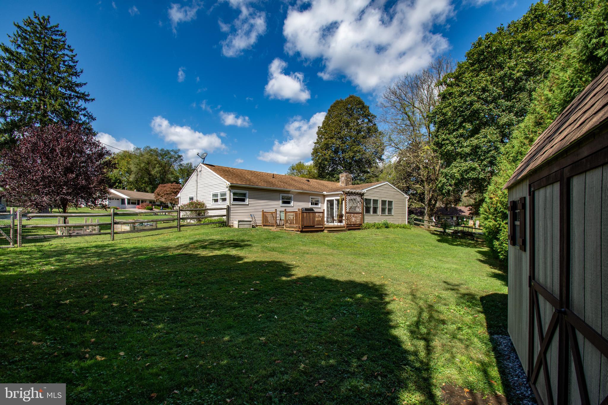500 Heather Road Exton, PA 19341 - Photo 18 of 19 Rear - Shed has Electric & Built in Workbench