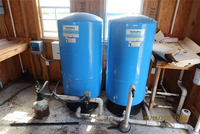 a room with gym equipment