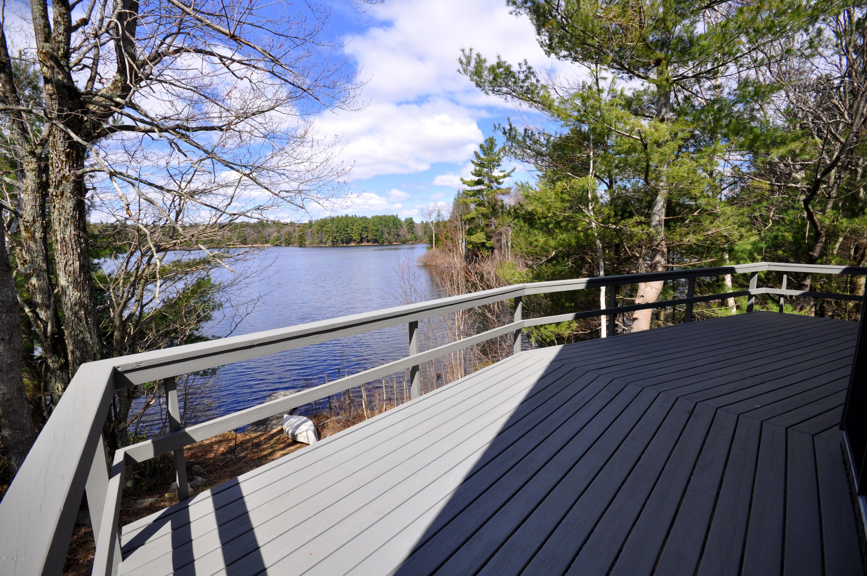 62 Algerie Road Becket, MA 01223 - Photo 7 of 29 a view of balcony with wooden floor and fence