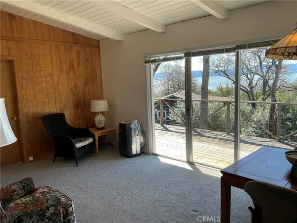 a room with furniture and a window