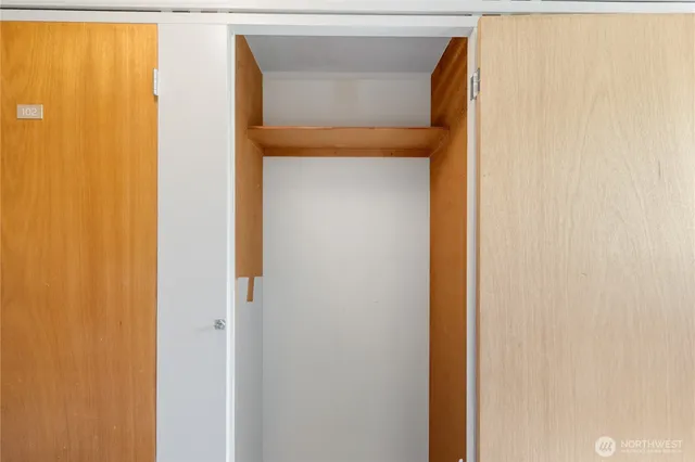 a view of walk in closet