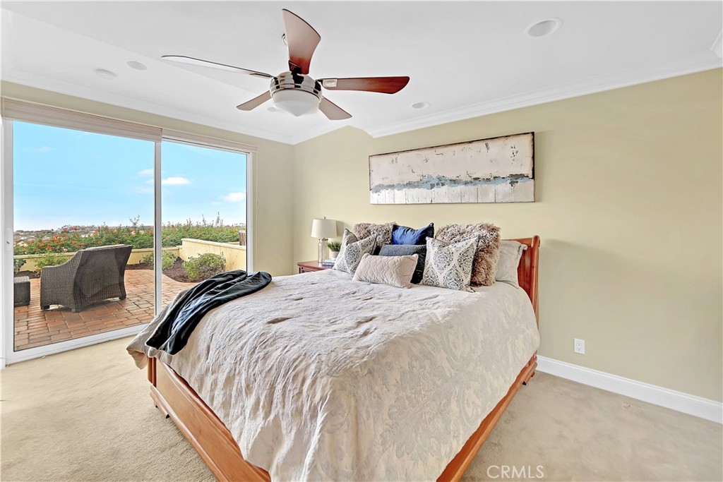 33631 Marlinspike Drive Dana Point, CA 92629 - Photo 19 of 39 a bedroom with a bed and glass walk in closet