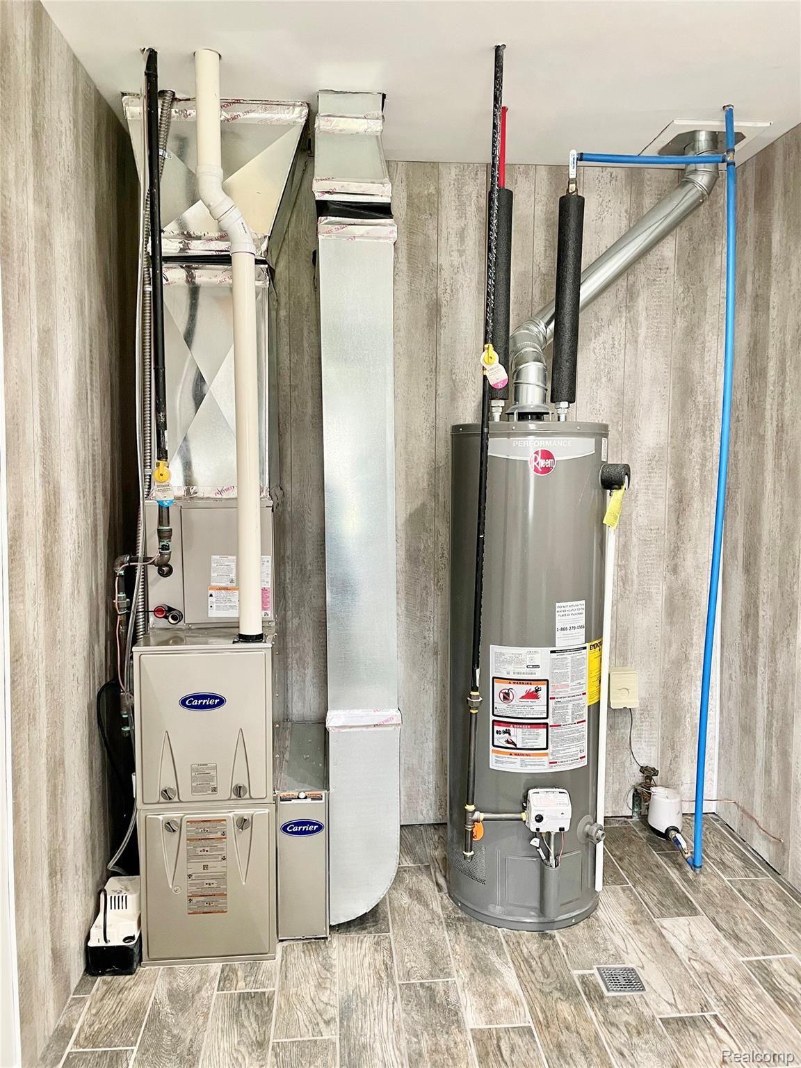 9089 Beech Daly Road Taylor, MI 48180 - Photo 32 of 42 New 96.5% efficiency furnace and new 40 gallon water tank. New plumbing and drains.