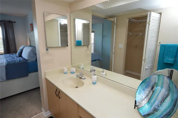 a view of swimming pool with a yard