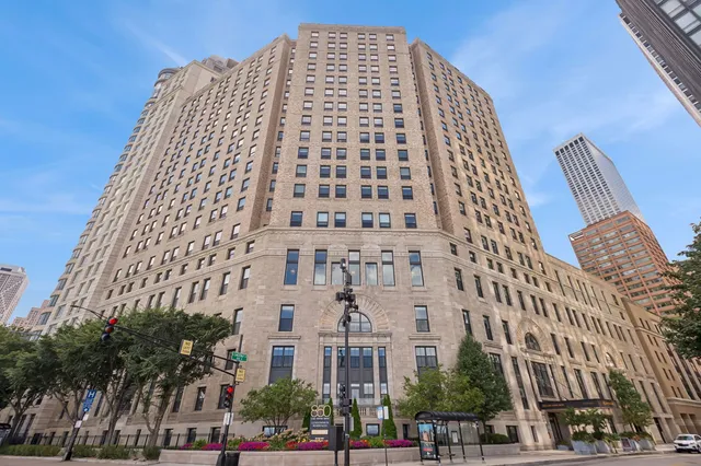 a front view of a building