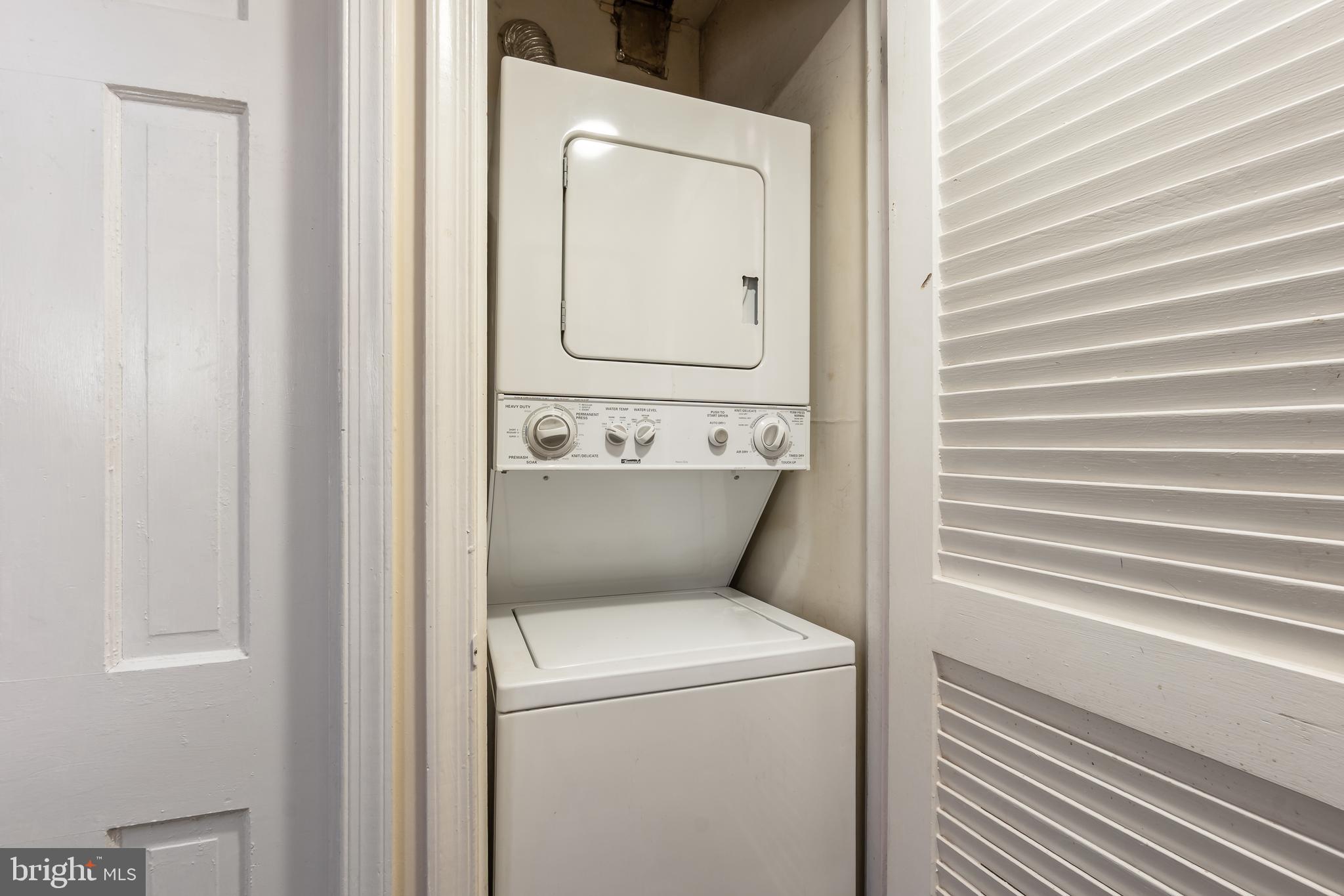 3814 V Street Southeast, Unit 101 Washington, DC 20020 - Photo 18 of 19 a utility room with dryer and washer